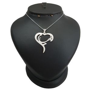 گردنبند نقره زنانه ترمه ۱ طرح الهام کد mas 00413